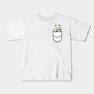 Funny Ragamuffin Pocket Cat Kids T-Shirt